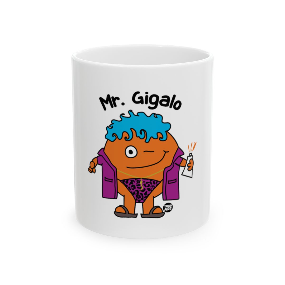 Mr. Gigalo with Blue Hair Funny Coffee Mug product