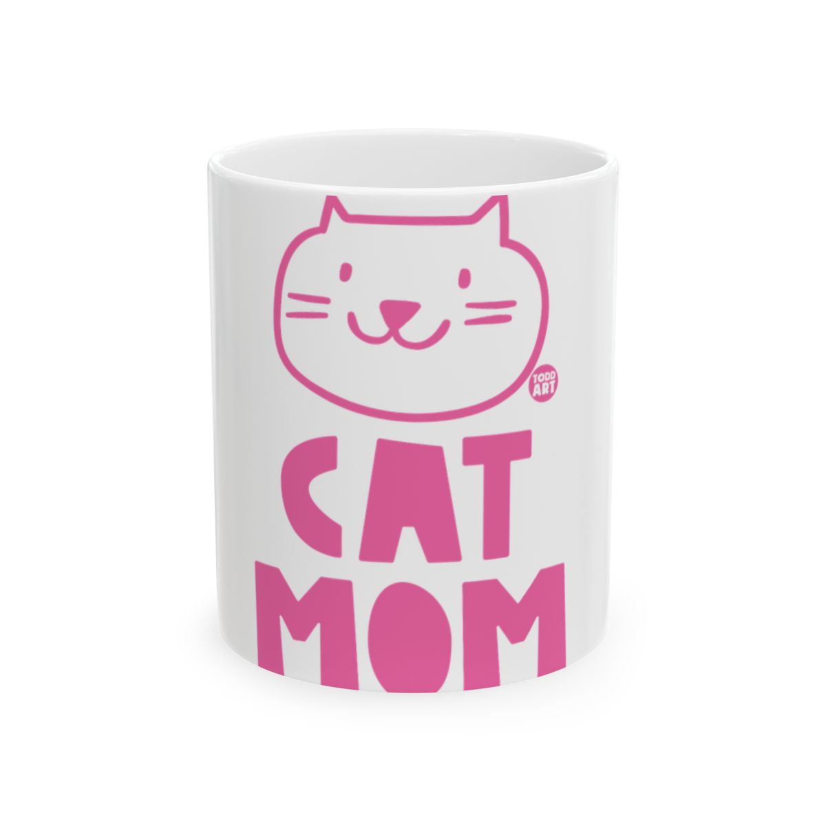 Cute Cat Mom Mug for Animal Lovers Coffee Cup Gift