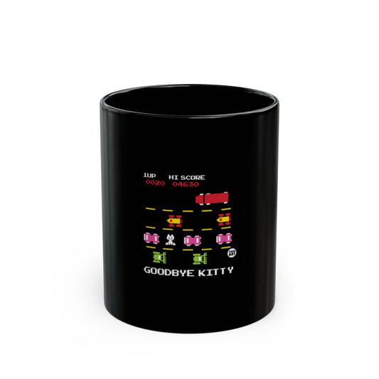 Retro Gaming Themed Goodbye Kitty Mug