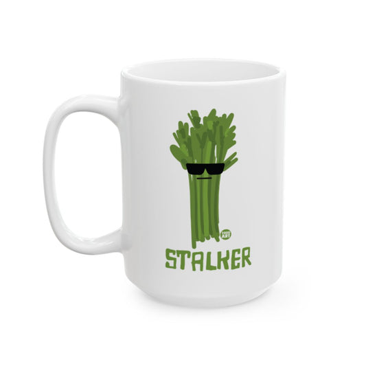 Funny Stalker Asparagus with Sunglasses Mug Product