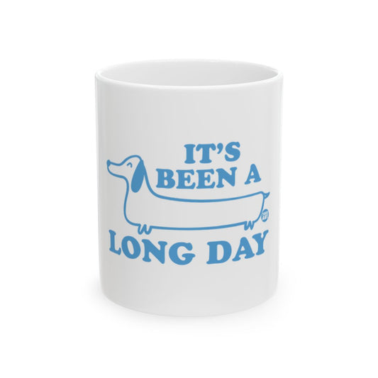 It's Been A Long Day Funny Dachshund Mug