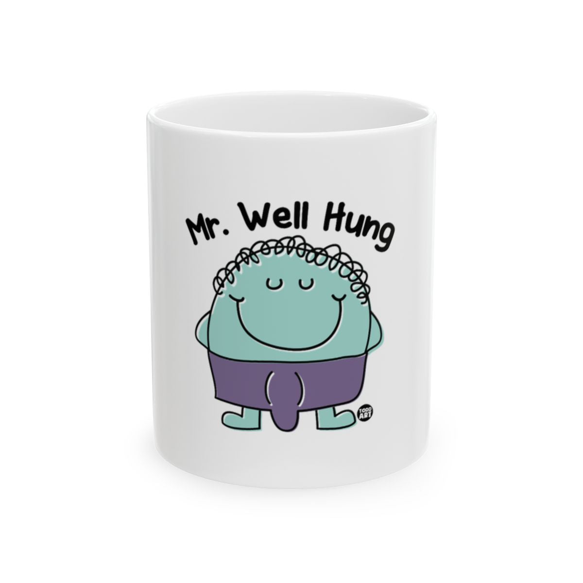 Mr. Well Hung Humorous Coffee Mug