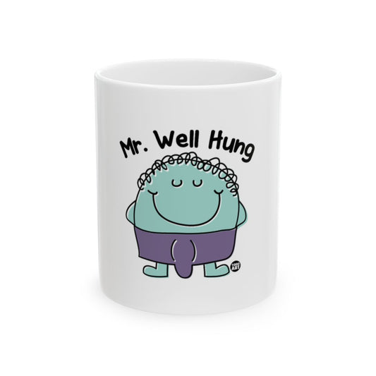 Mr. Well Hung Humorous Coffee Mug