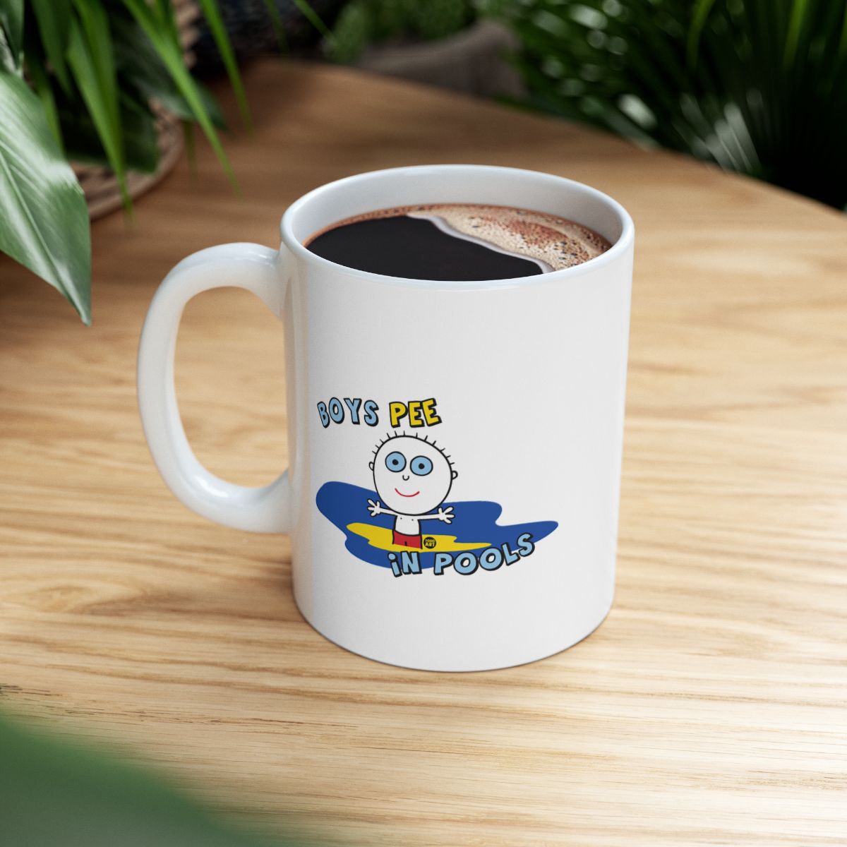 Boys Pee in Pools Mug for a Fun Drinking Experience