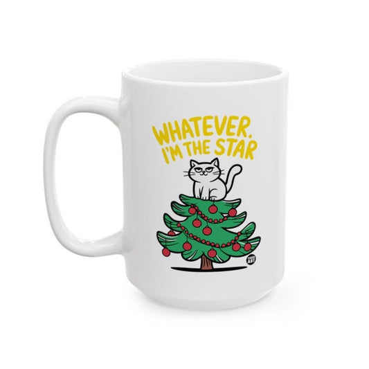 Whatever I'm The Star Cat Christmas Mug product