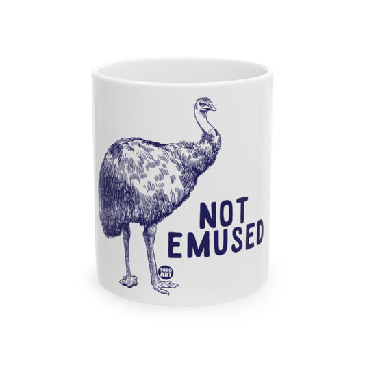 Not Emused Mug with Ostrich Design Emu Cup