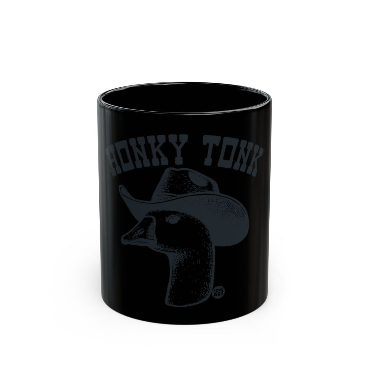 Honky Tonk Duck Wearing Cowboy Hat Design Mug