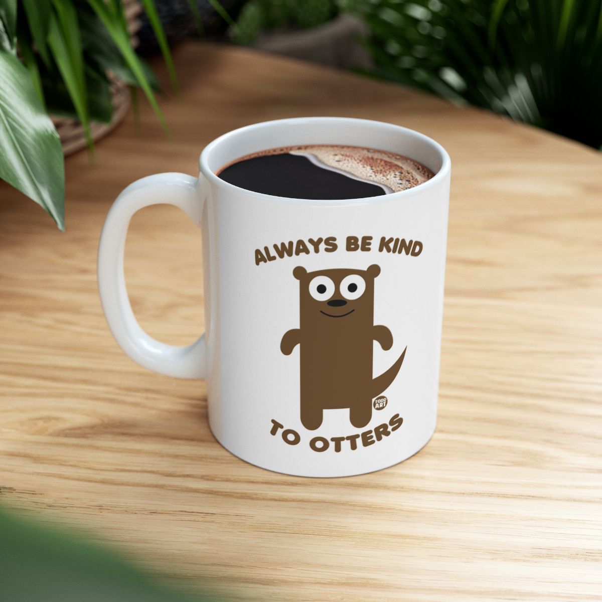 Always Be Kind to Otters Cute Coffee Mug