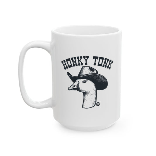 Funny Honky Tonk Duck With Cowboy Hat Coffee Mug