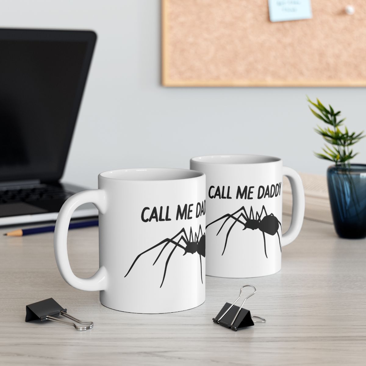 Call Me Daddy Spider Design Coffee Mug For Unique Gifting