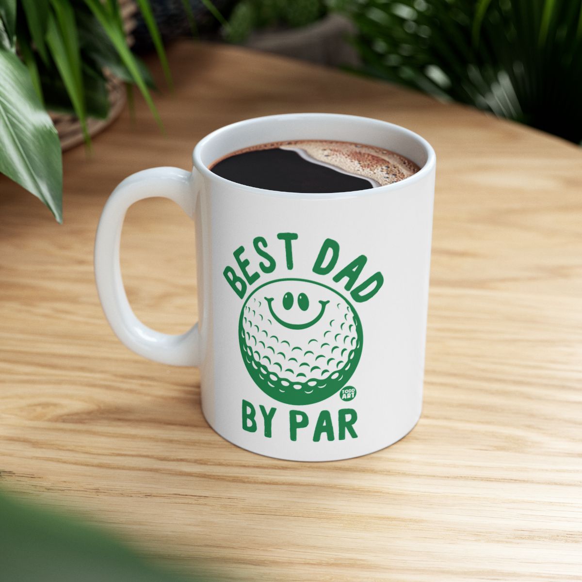 Best Dad by Par Coffee Mug Father's Day Gift Cup