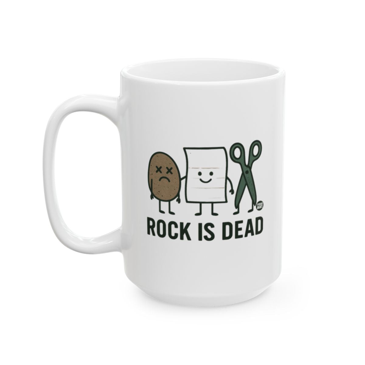 Rock Is Dead Funny Coffee Mug Fun Gift Idea