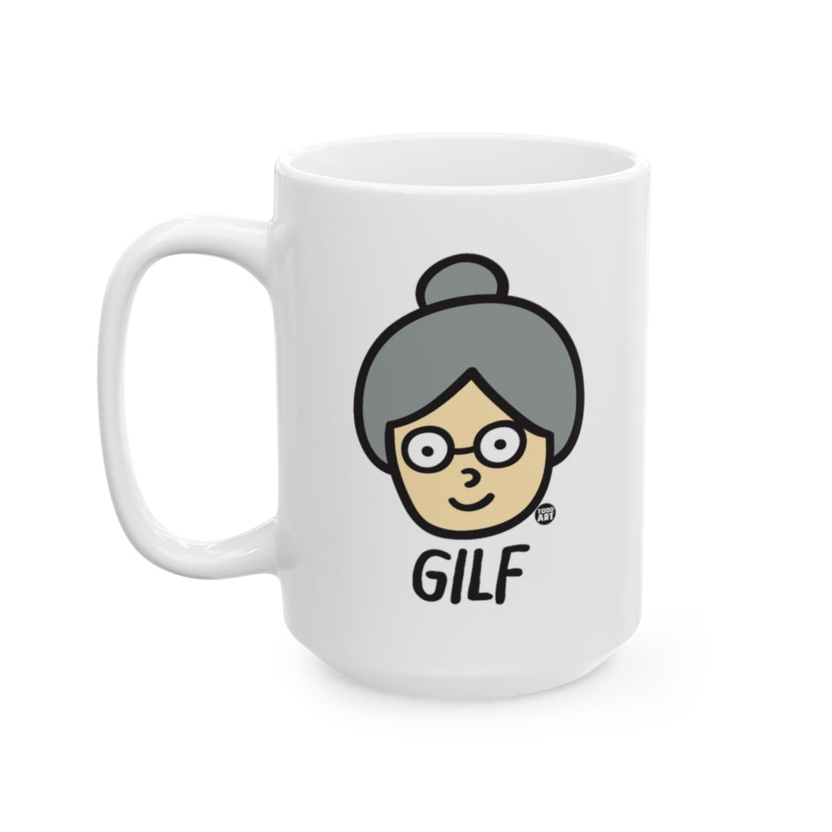Funny Grandma Character GILF Design Mug