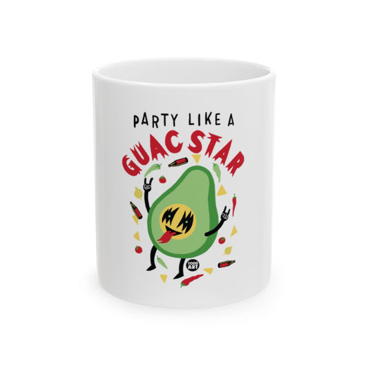 Party Like A Guac Star Graphic Mug