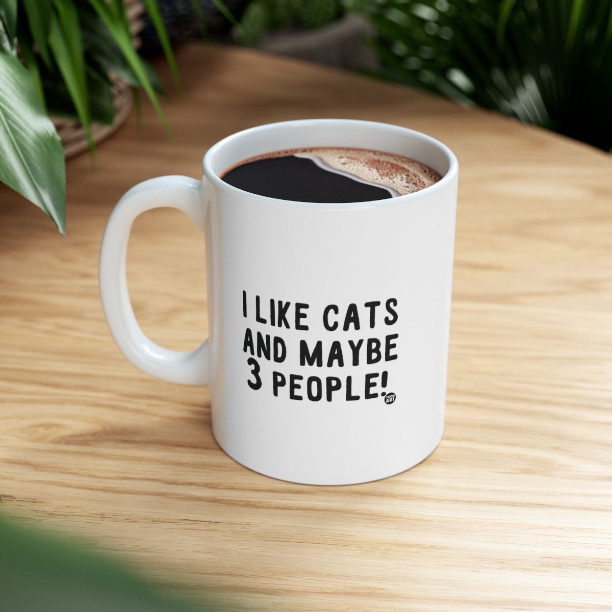 Funny I Like Cats And Maybe 3 People Coffee Mug
