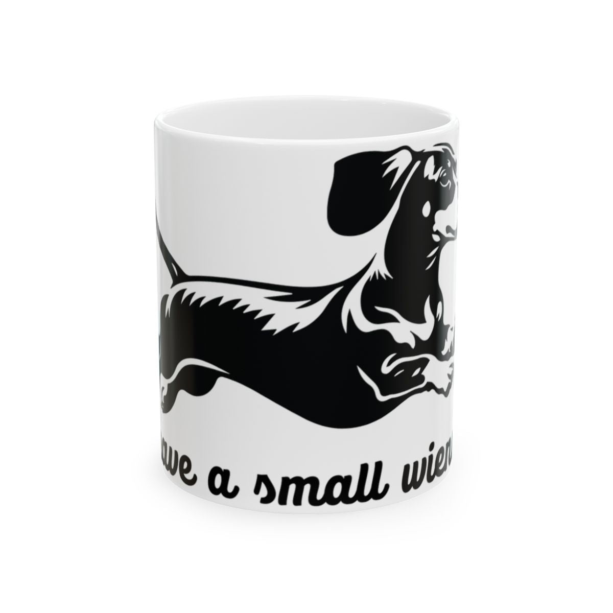 Funny Black Dachshund Small Wiener Coffee Mug
