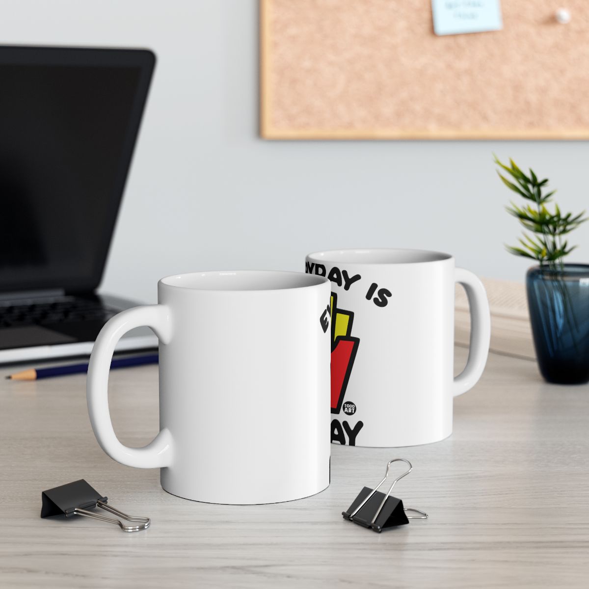 Fun Office Desk Mug With Cute Graphics Coffee Cup