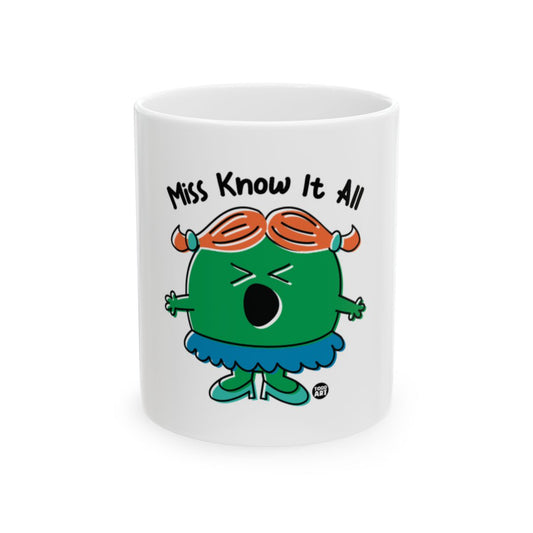 Miss Know It All Fun and Quirky Mug