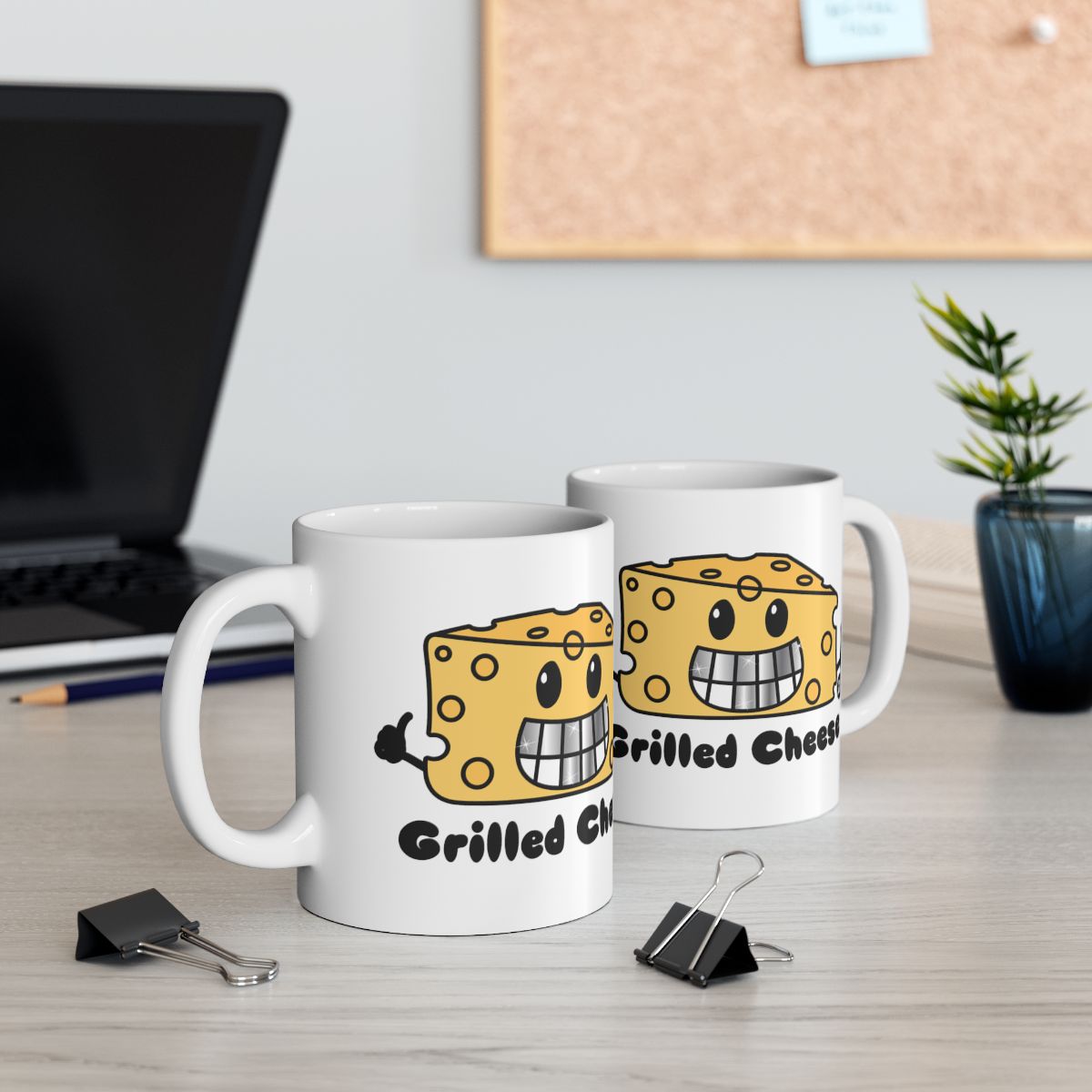 Grilled Cheese Funny Character Mug Perfect for Gifting