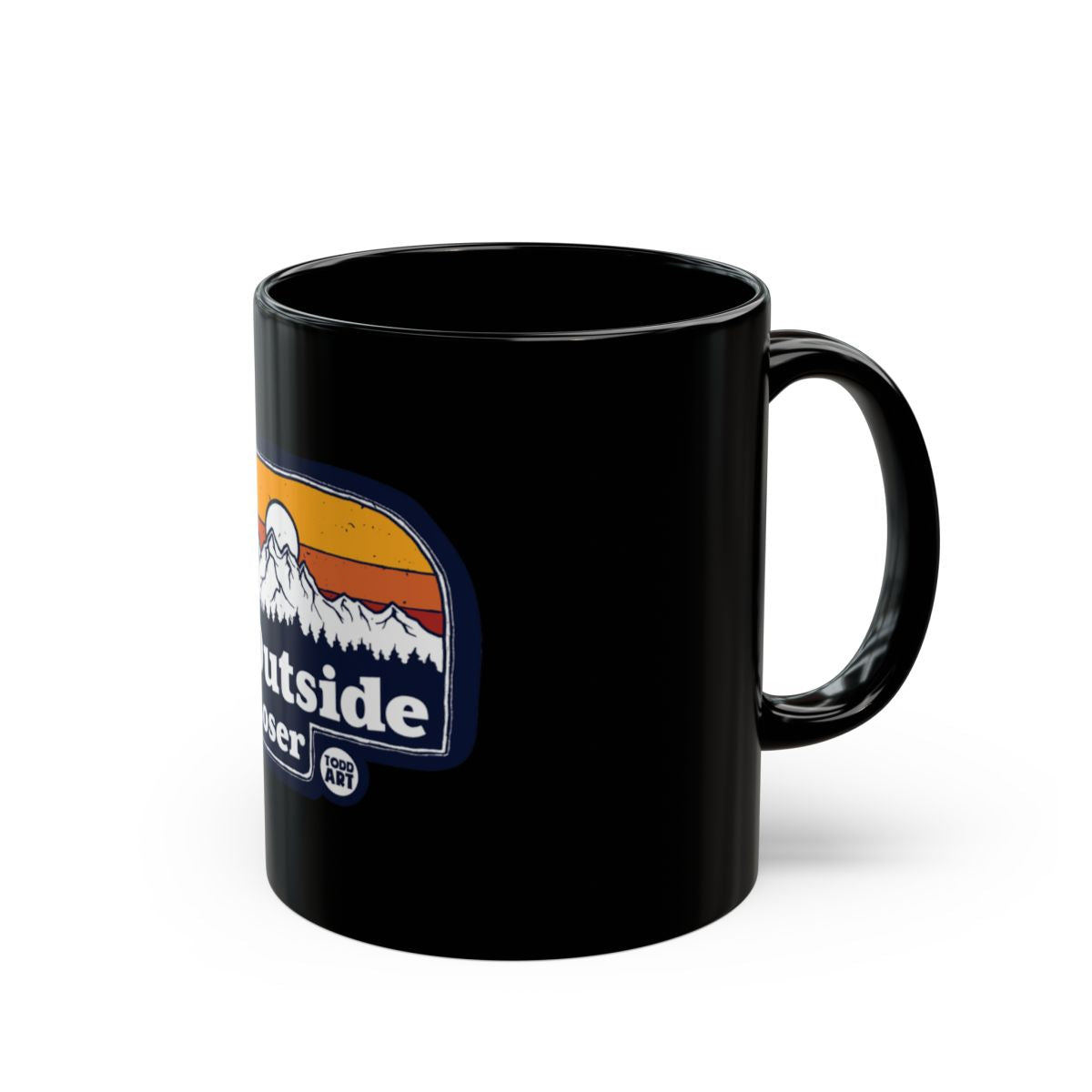 Retro Mountain Graphic Outdoors Mug