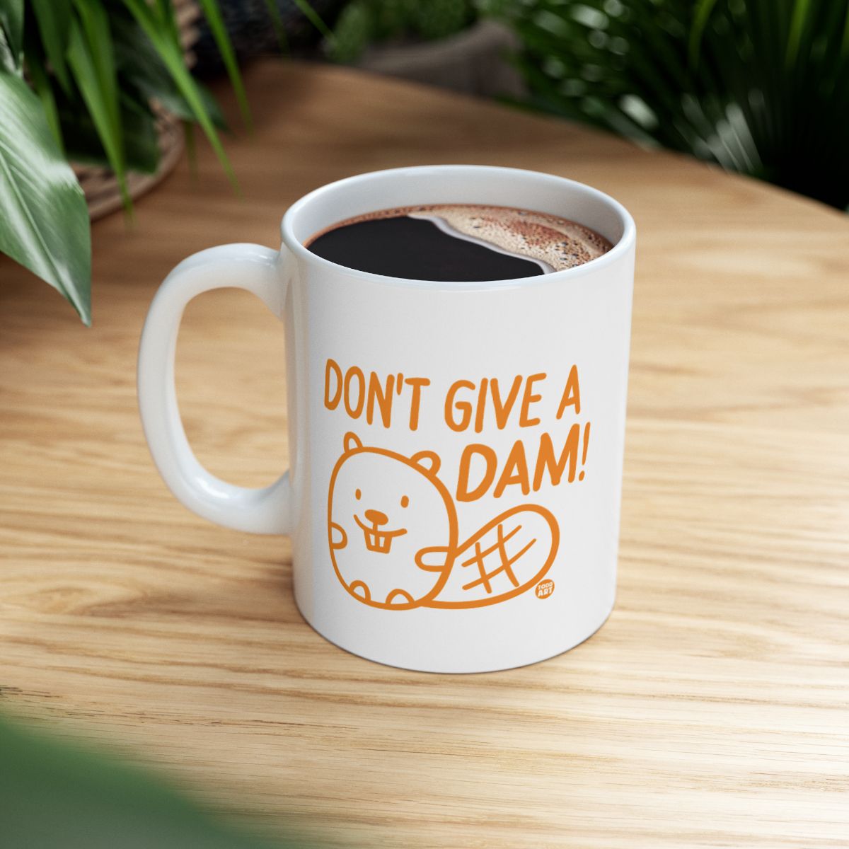 Don't Give a Dam Beaver Themed Coffee Mug