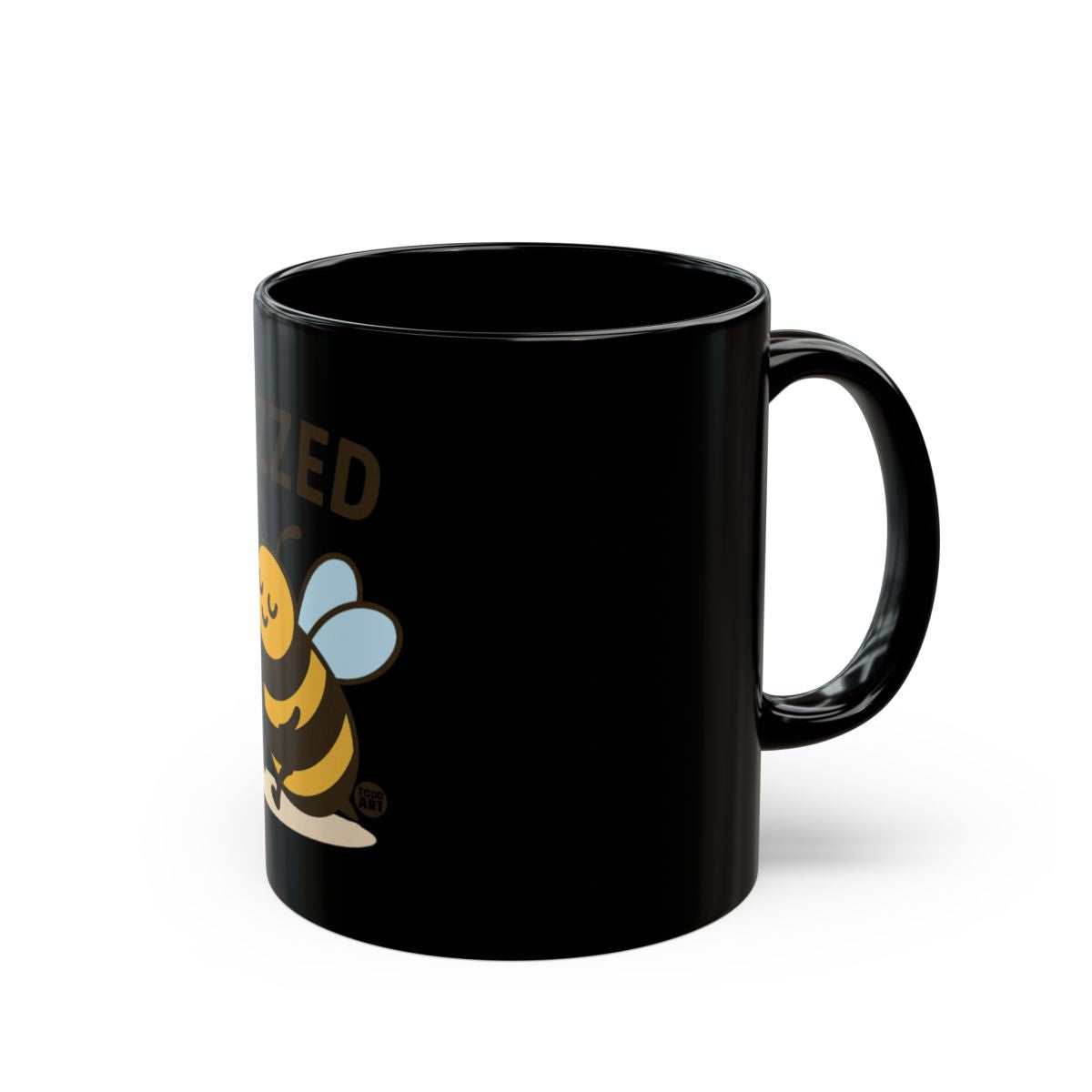 Personalized Cute Smiling Bee Design Coffee Mug