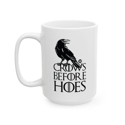 Crows Before Hoes Raven Humorous Coffee Mug