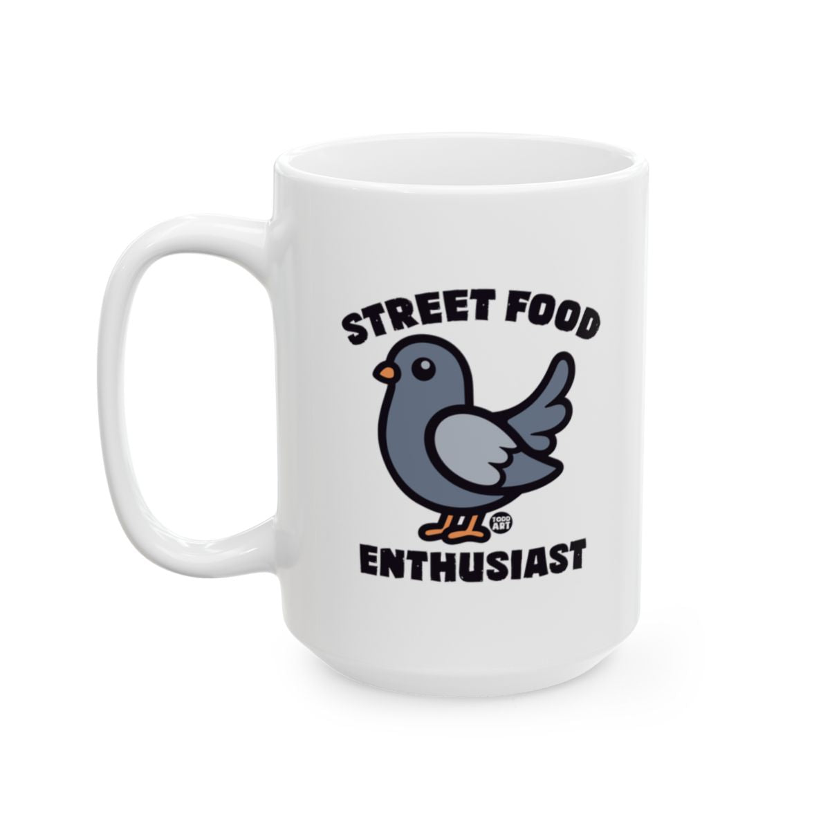 Street Food Enthusiast Bird Mug Fun Design