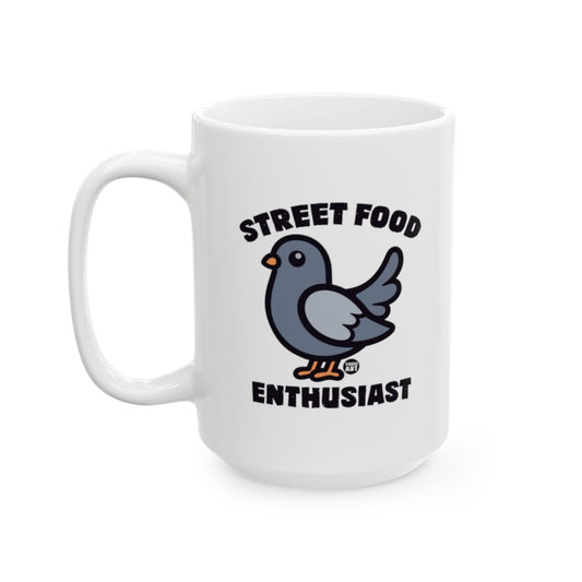 Street Food Enthusiast Bird Mug Fun Design