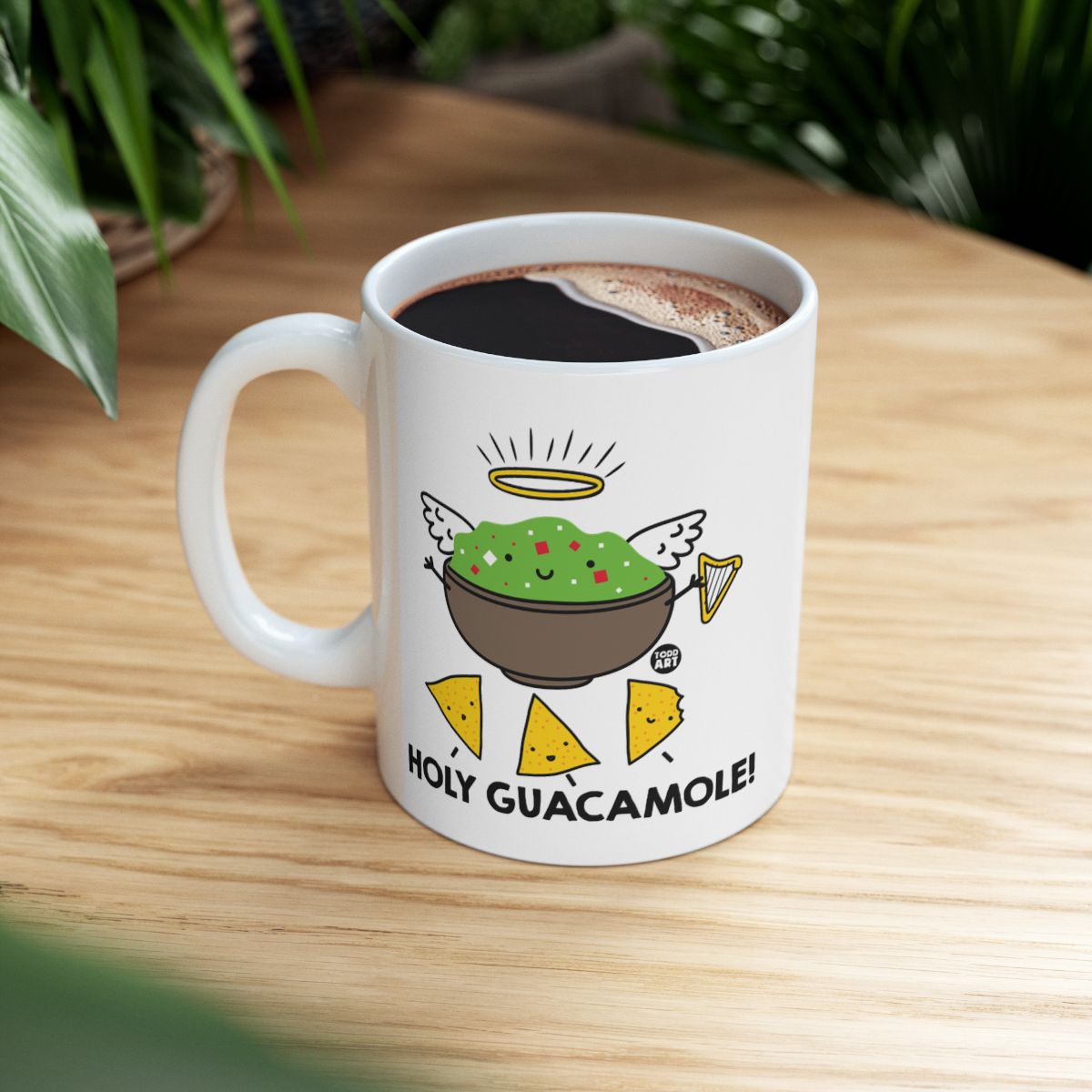 Holy Guacamole Fun Design Coffee Mug for Food Lovers