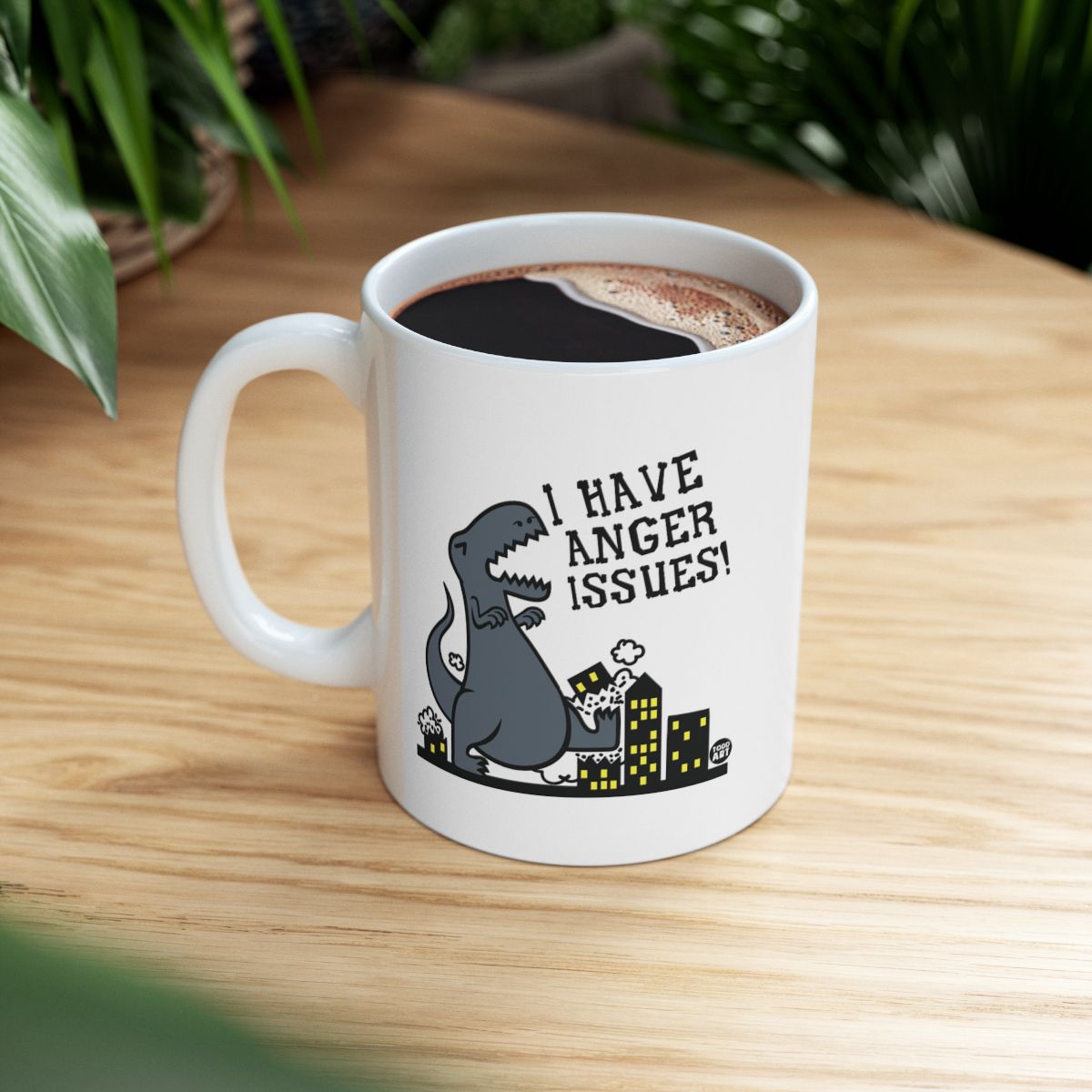 I Have Anger Issues Dinosaur Coffee Mug Product