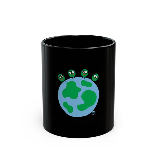 Cute Earth With Animals Fun Coffee Mug