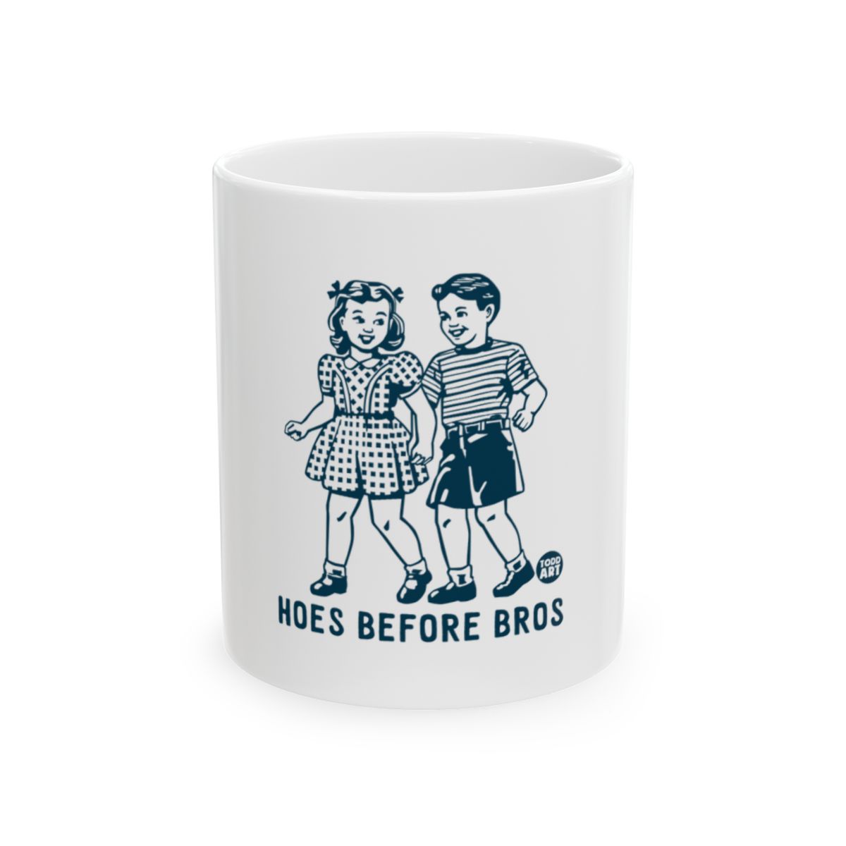 Hoes Before Bros Printed Ceramic Mug Product