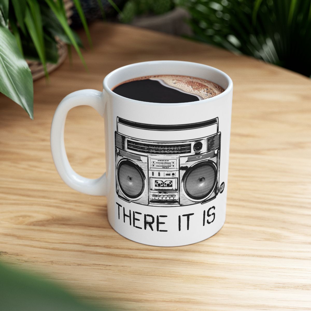 Retro Boom Box Graphic Mug There It Is Mug