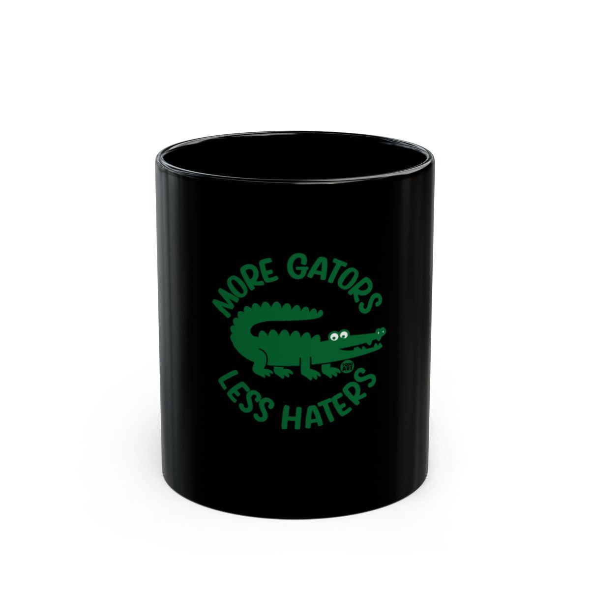 More Gators Less Haters Black Mug - Perfect Gift Idea