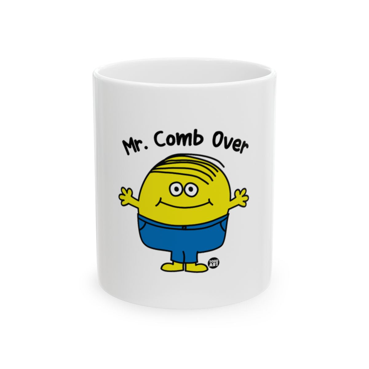 Mr. Comb Over Character Print Coffee Mug