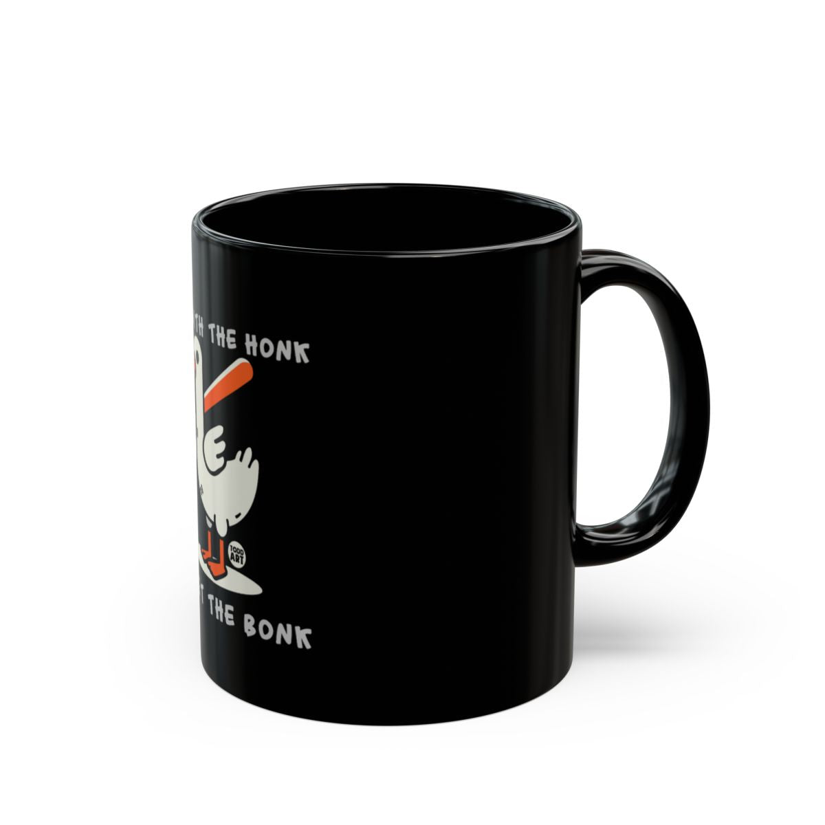 Funny Goose Bonk Mug Cartoon Style Coffee Cup