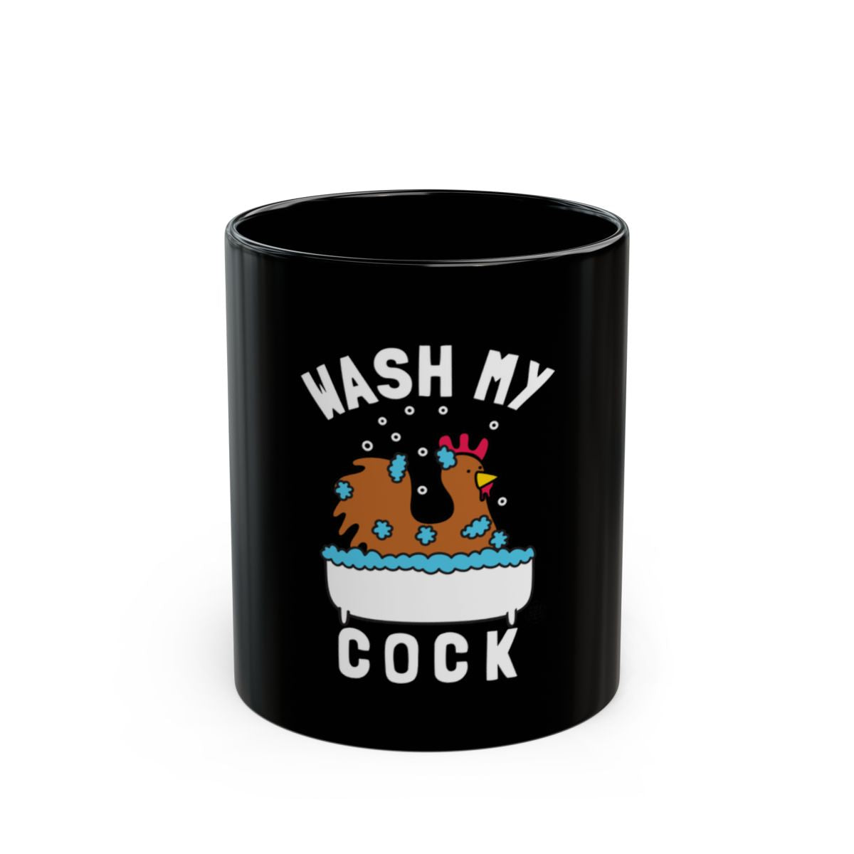 Funny Wash My Cock Coffee Mug for Humorous Gifting
