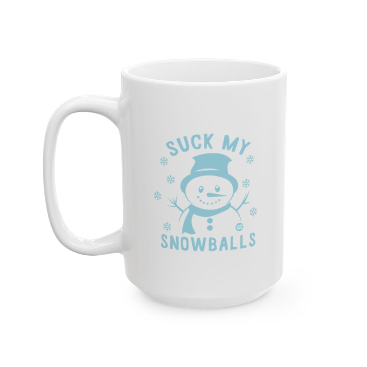 Suck My Snowballs Snowman Mug for Winter Fun