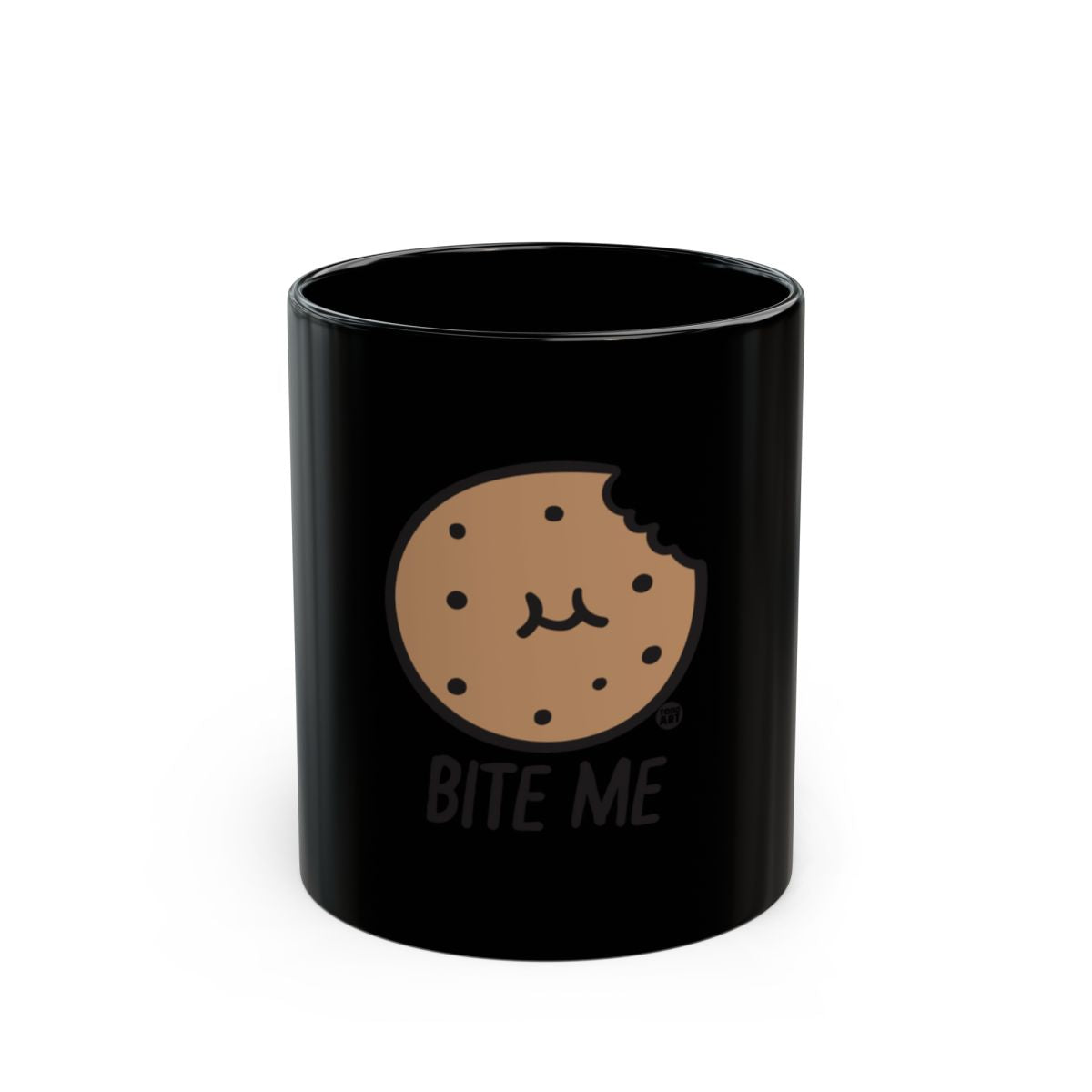 Bite Me Cookie Message Ceramic Mug