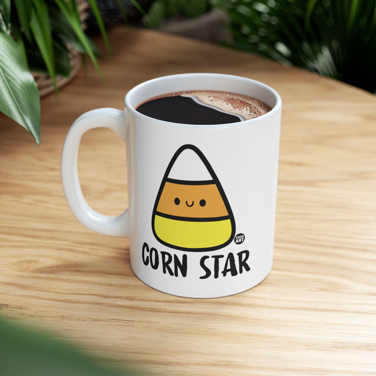 Corn Star Funny Candy Corn Mug for Halloween Season