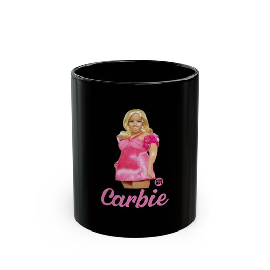 Cute Black Carb Doll Design Coffee Mug