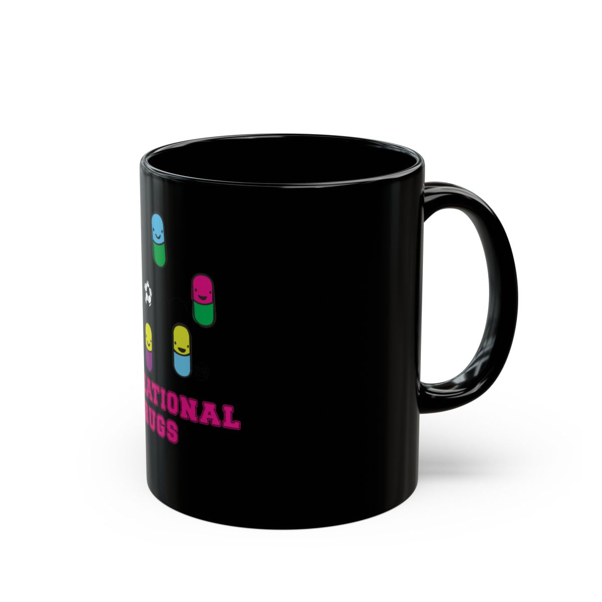 Colorful Emotional Hugs Design Coffee Mug
