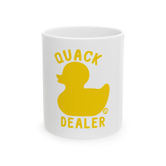 Quack Dealer Fun Printed Yellow Duck Mug