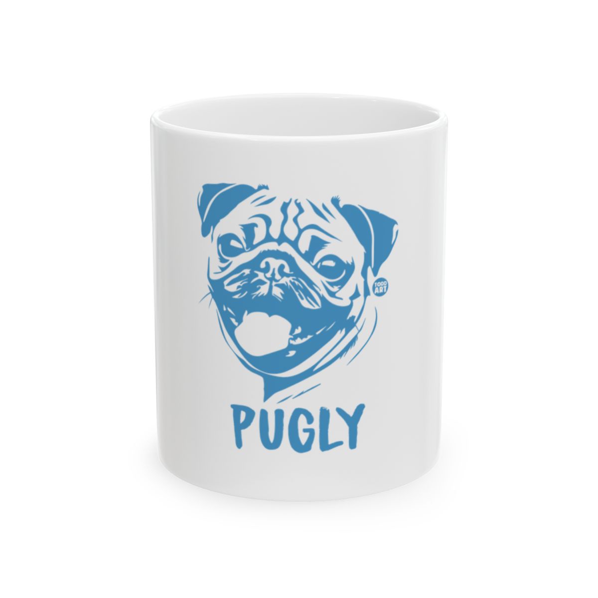 Pugly Dog Illustration Design Mug Ideal Gift