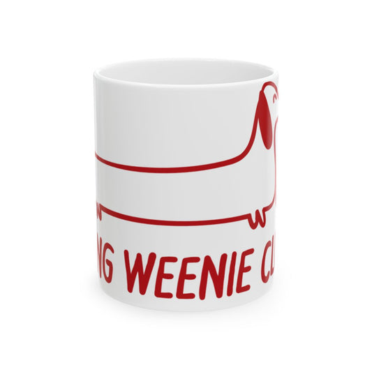 Funny Long Weenie Club Mug Cute Dachshund Dog Drinkware