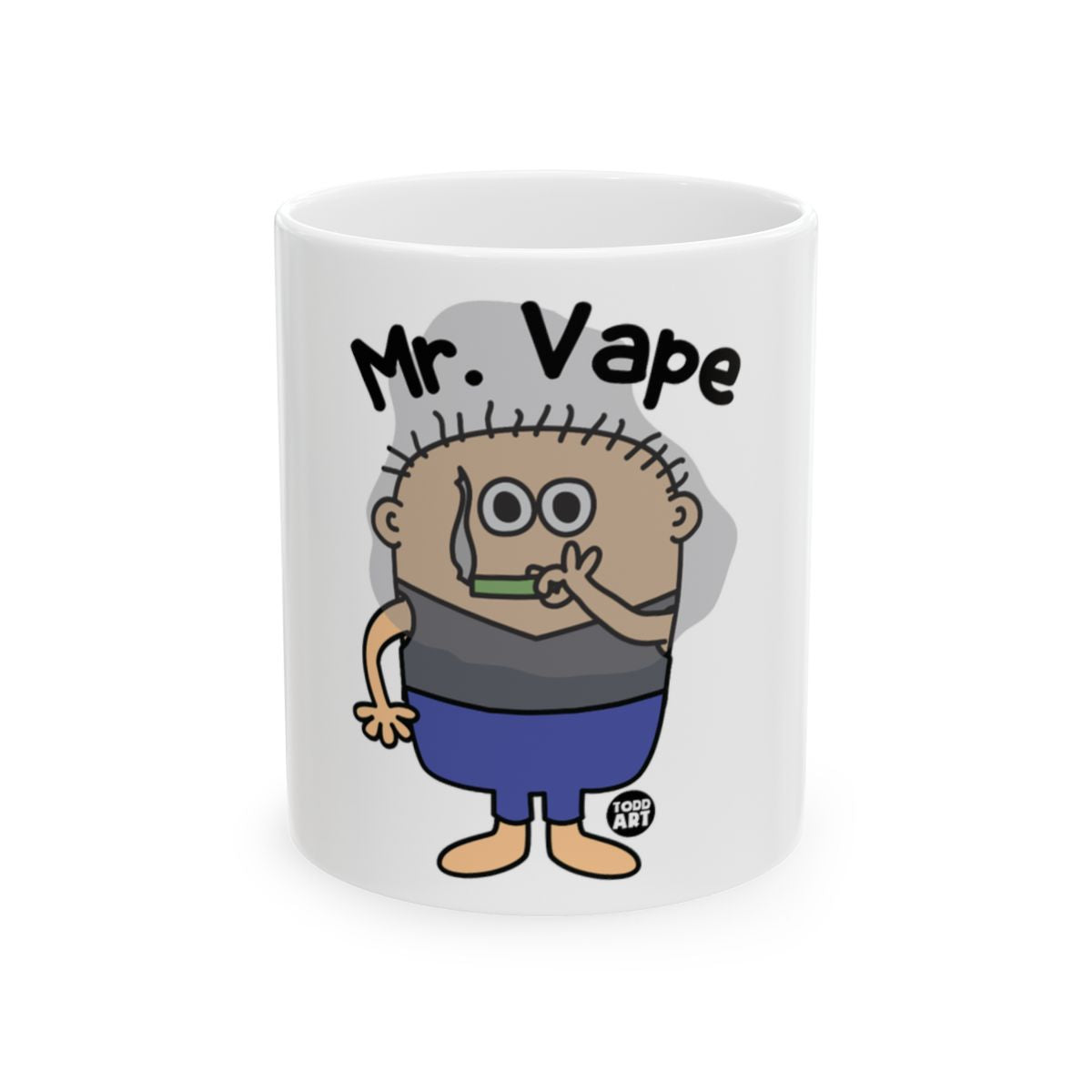 Mr. Vape Character Illustration Coffee Mug