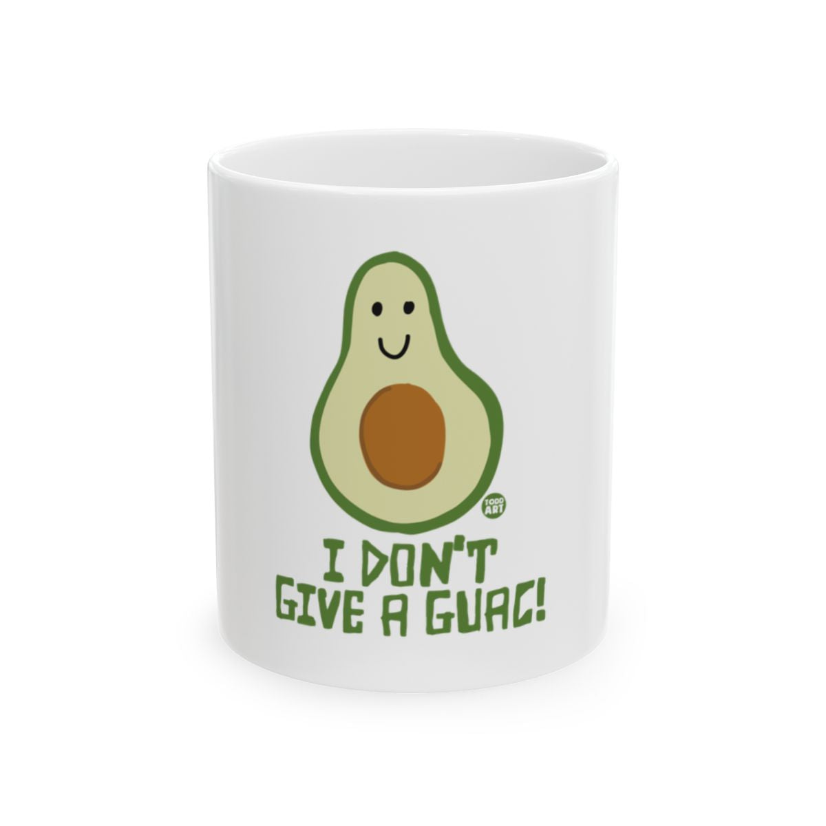 I Don't Give A Guac Funny Avocado Design Mug