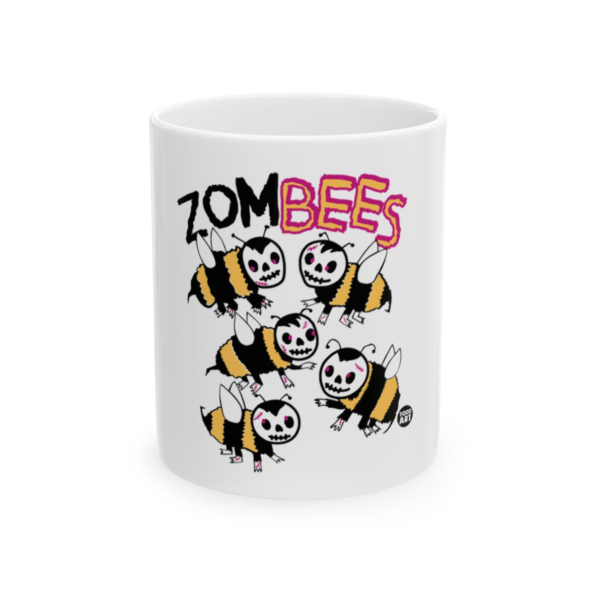 Zombees Halloween Themed Funny Cartoon Mug