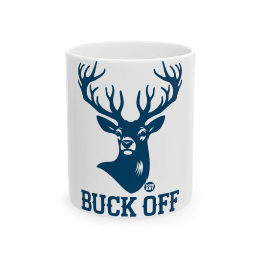 Buck Off Mug with Unique Deer Design